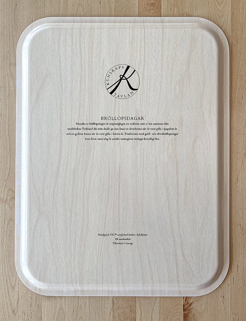 Kunskapstavlan® - Bricka Bröllopsdagar - kandikud - multicolor - 3