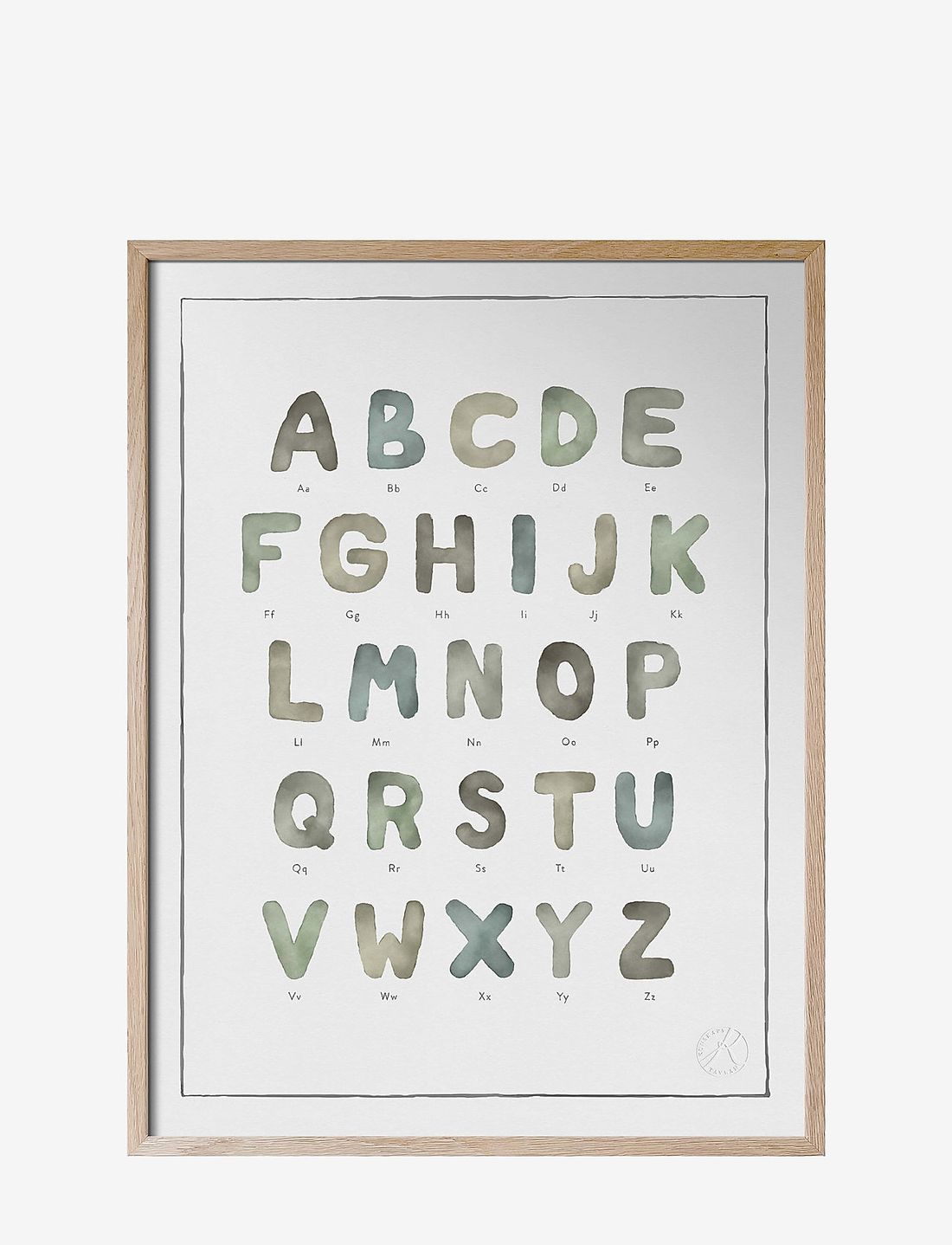 Kunskapstavlan® - The Alphabet Watercolour - På engelska - alphabet - english - 1