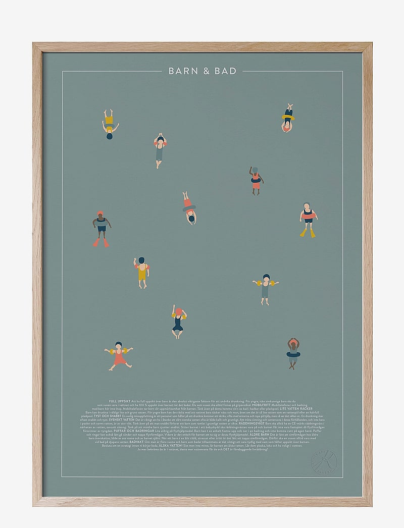 Kunskapstavlan® - Barn & bad - textposter - swedish - 0