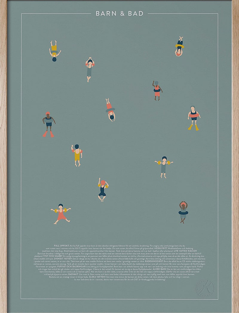 Kunskapstavlan® - Barn & bad - tekstiplakatid - swedish - 0