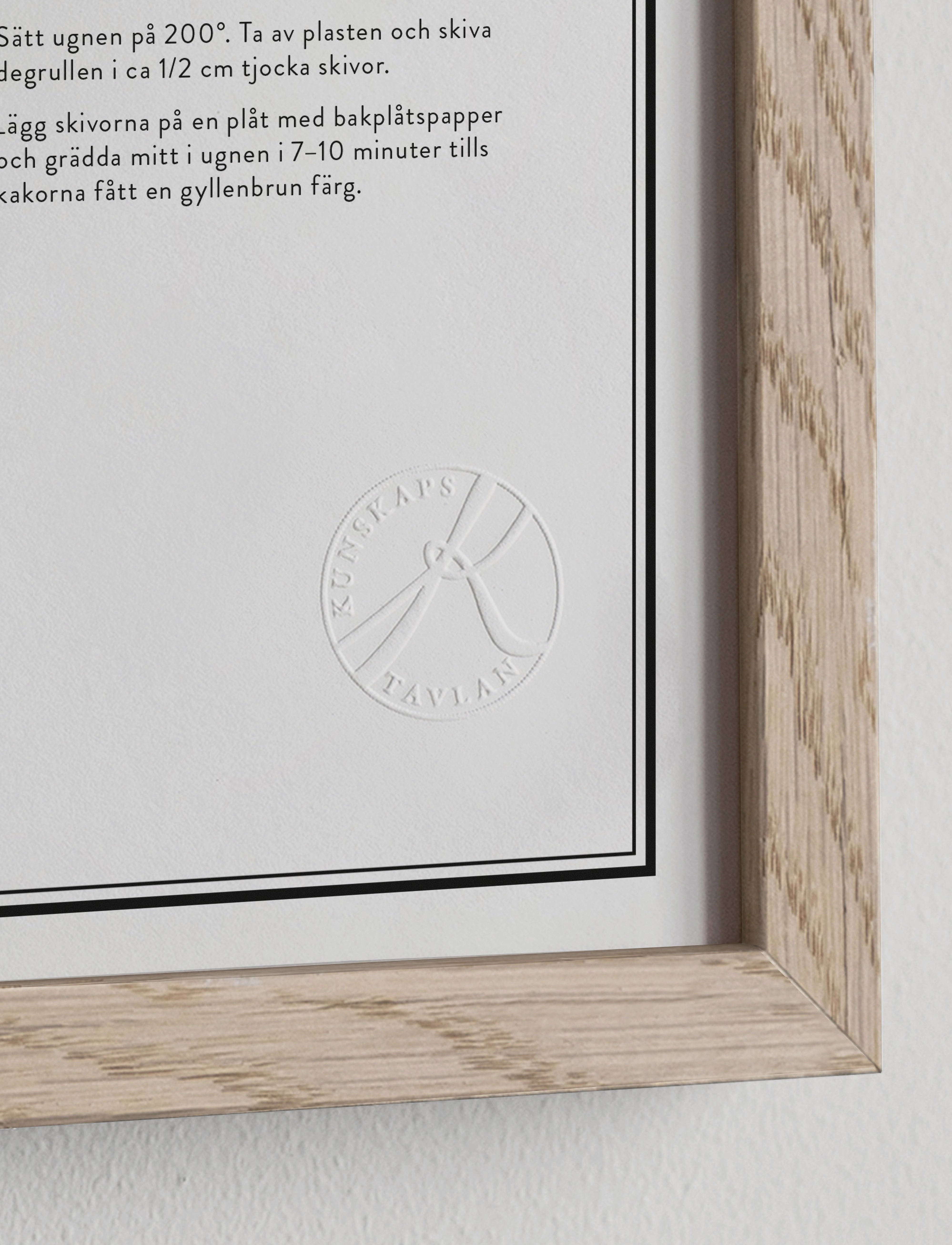 Kunskapstavlan Fika, 50X70, Multi/patterned, Plakater > Mad, Unisex