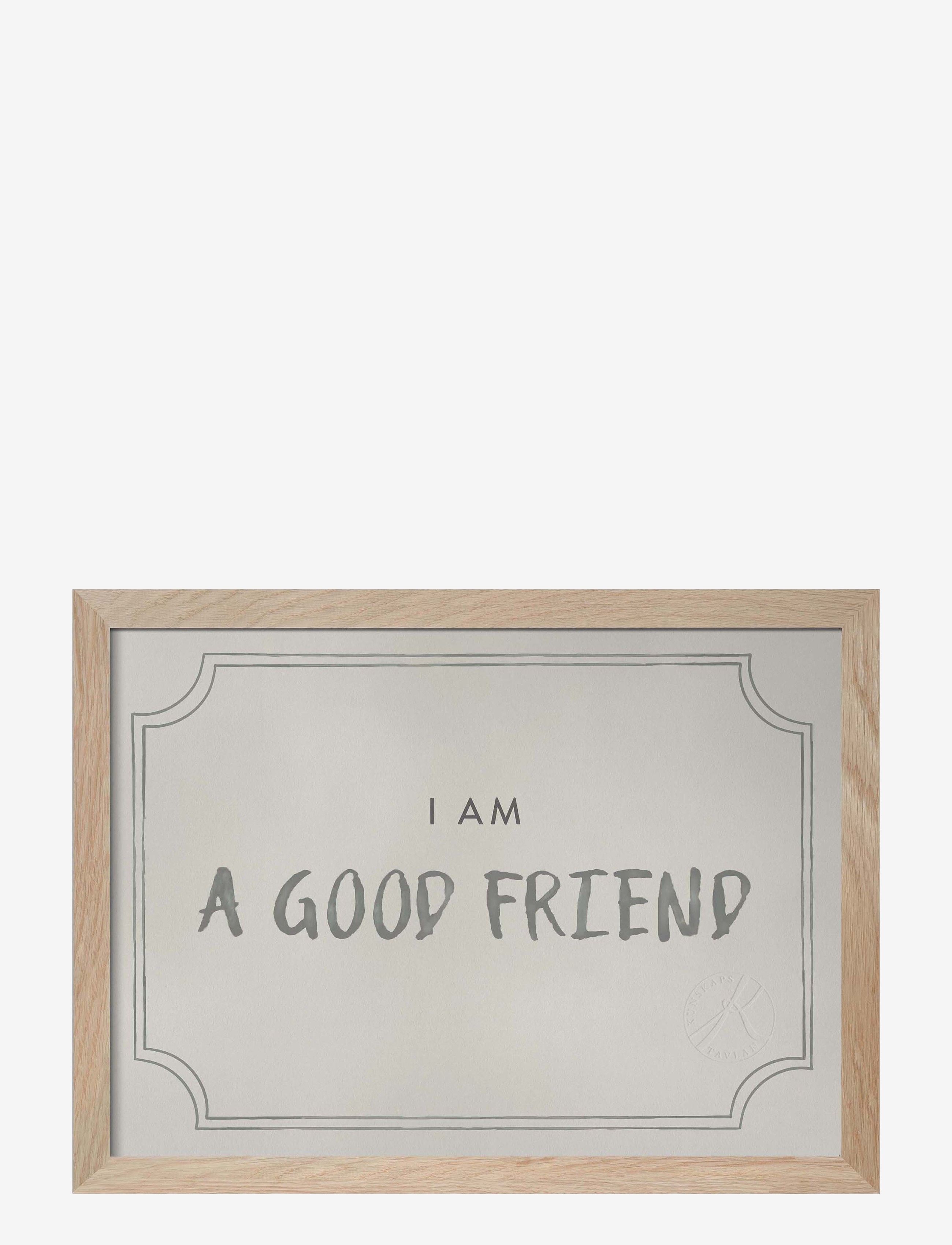 KUNSKAPSTAVLAN Good Friend Diploma, Dusty Mint - På Engelska Blau - ENGLISH - Kinder