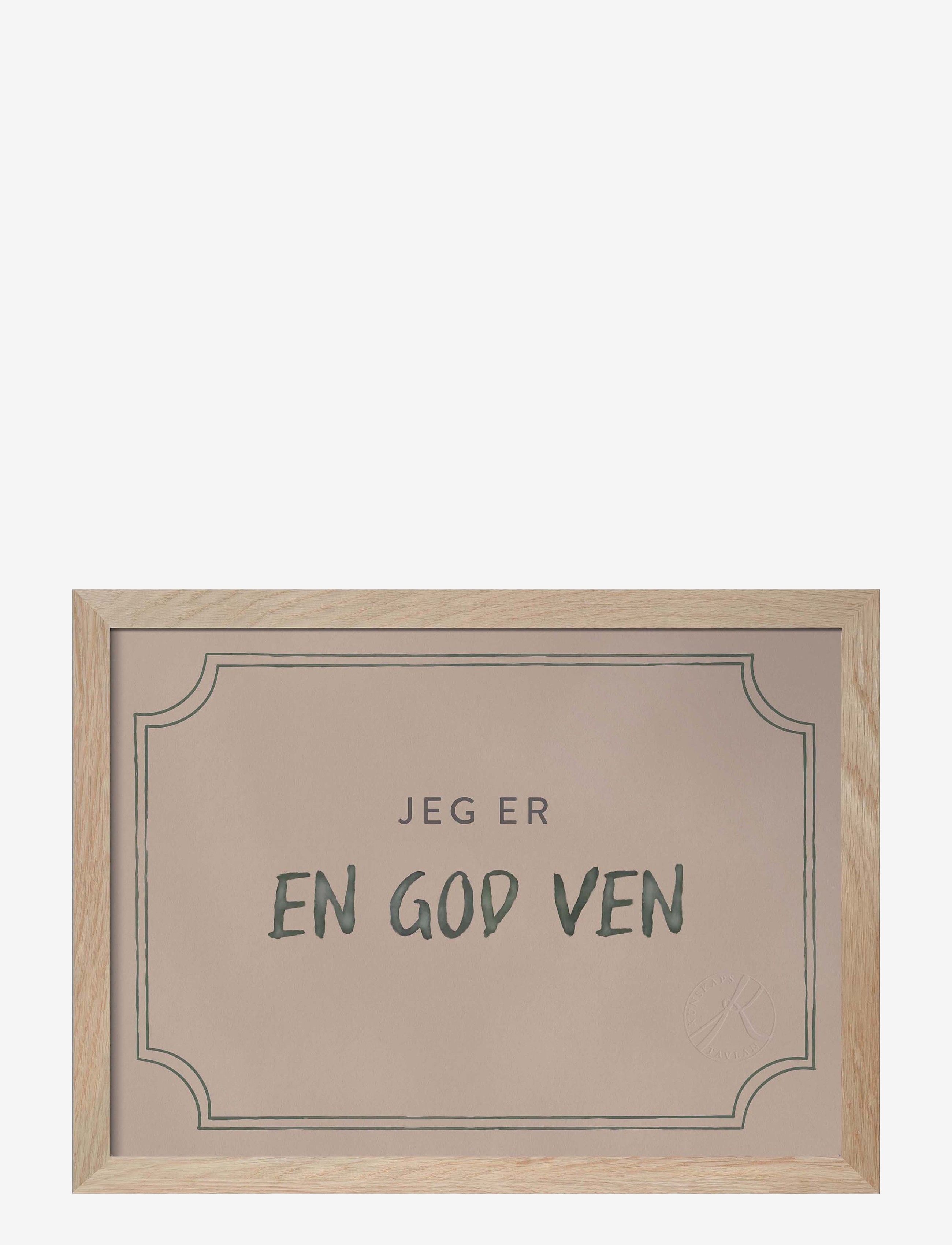 KUNSKAPSTAVLAN Diplom For At Være En God Ven, Dusty Rose - På Danska Patterned - Dänisch - Kinder
