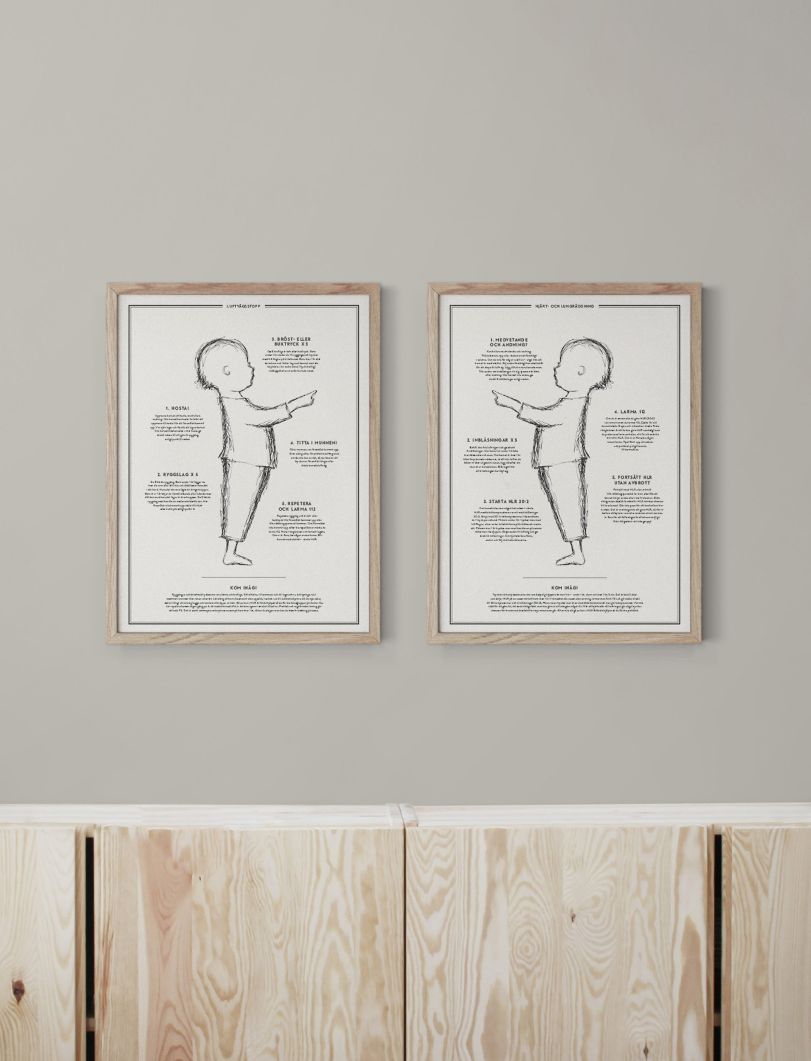 Kunskapstavlan® - HLR Ida & August - poster - multicolor - 4