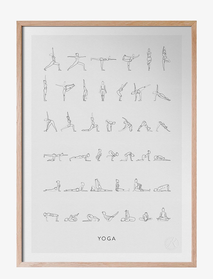 Kunskapstavlan® - Yoga - illustrationen - multicolor - 1