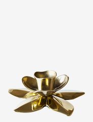 Kunstindustrien - Flower Art Deco Candlestick - de laveste prisene - brass - 0