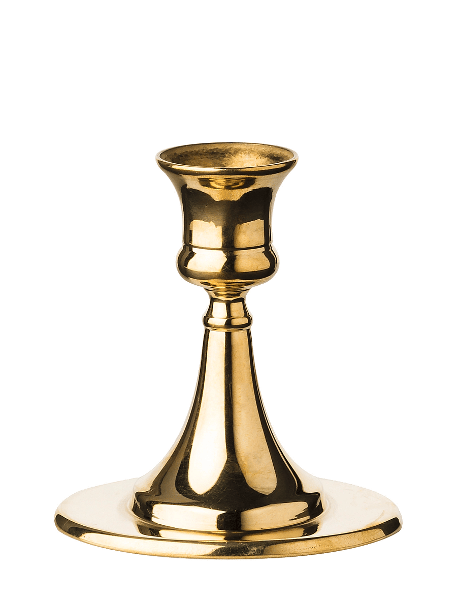 Kunstindustrien - Italian Oval Candlestick - nach preis einkaufen - brass - 1