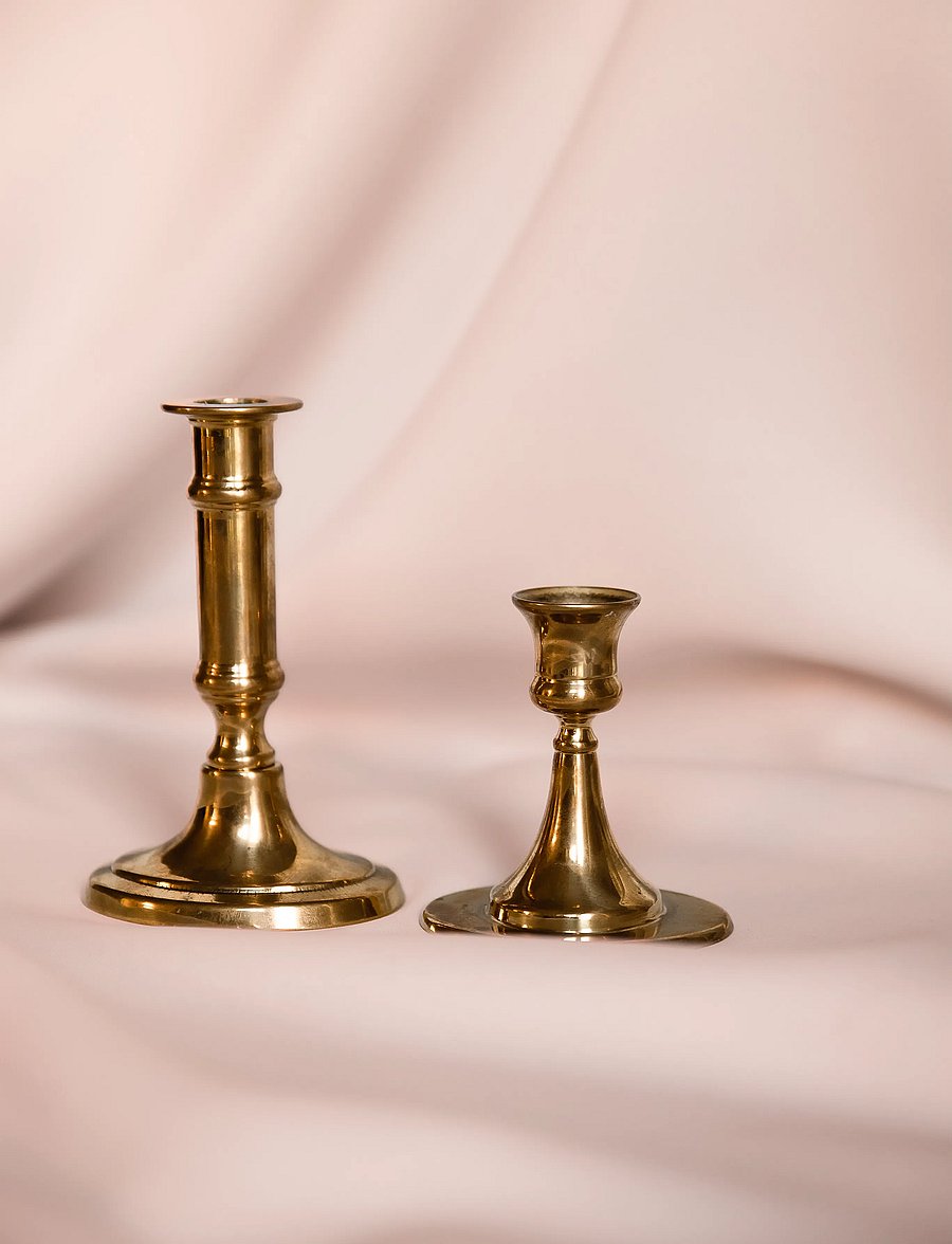 Kunstindustrien - Italian Oval Candlestick - nach preis einkaufen - brass - 0