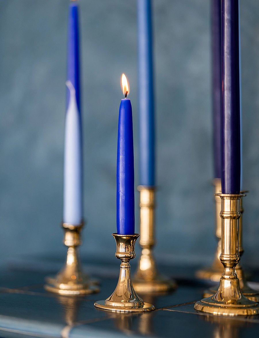 Kunstindustrien - Italian Oval Candlestick - nach preis einkaufen - brass - 3