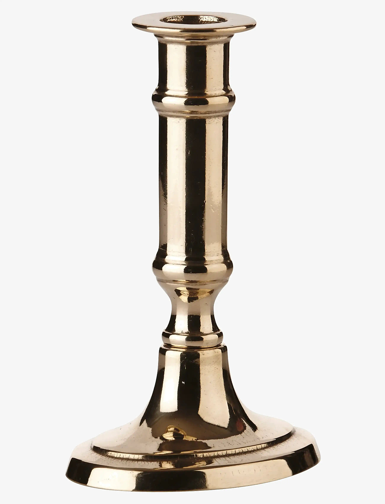 Kunstindustrien - Italian Oval Candlestick - laveste priser - brass - 0