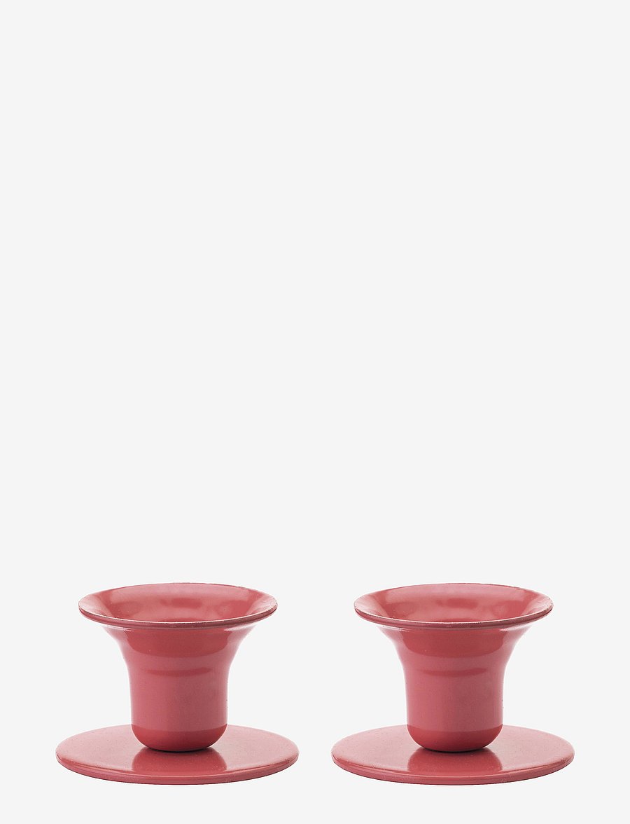 Kunstindustrien - The Bell Candlestick - 2 pack - küünlajalad - antique pink - 1