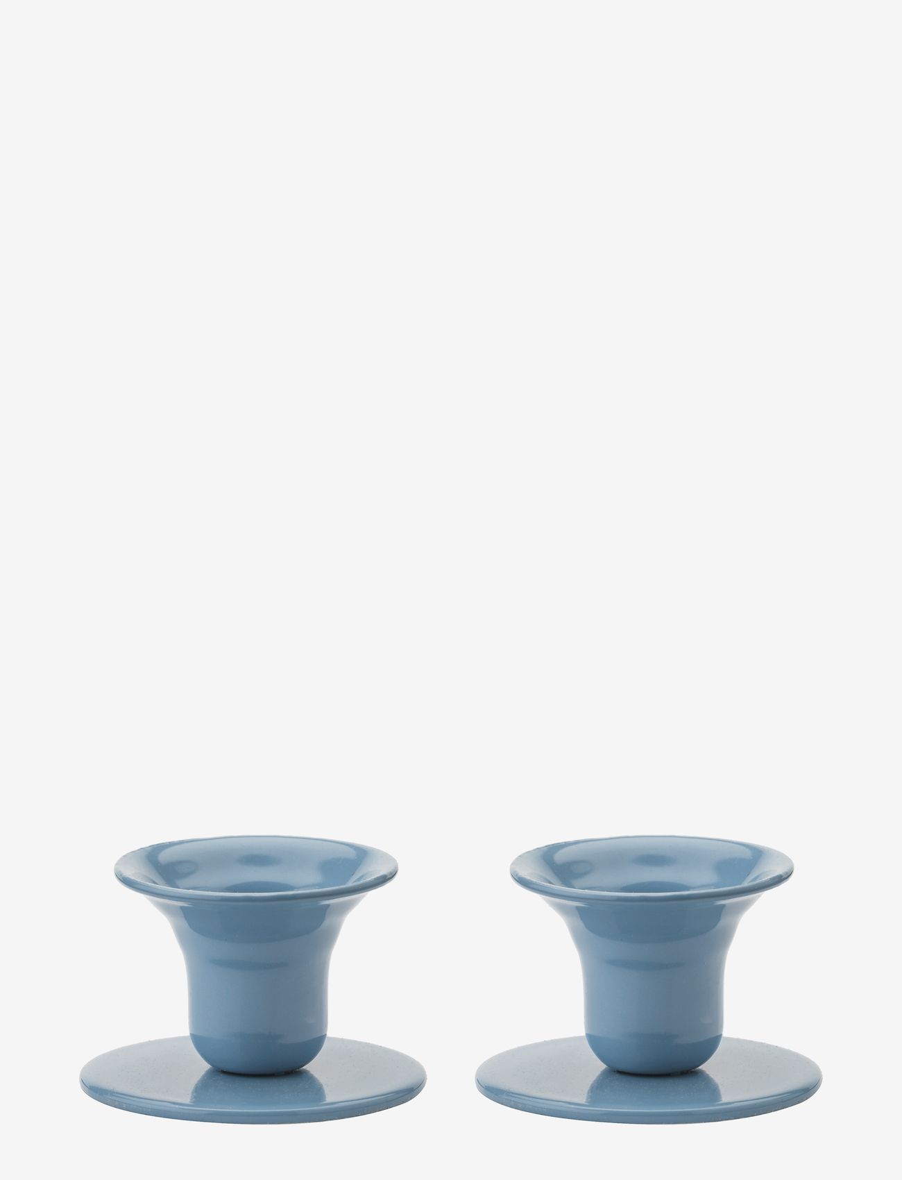 Kunstindustrien - The Bell Candlestick - 2 pack - laveste priser - kitchen blue - 0