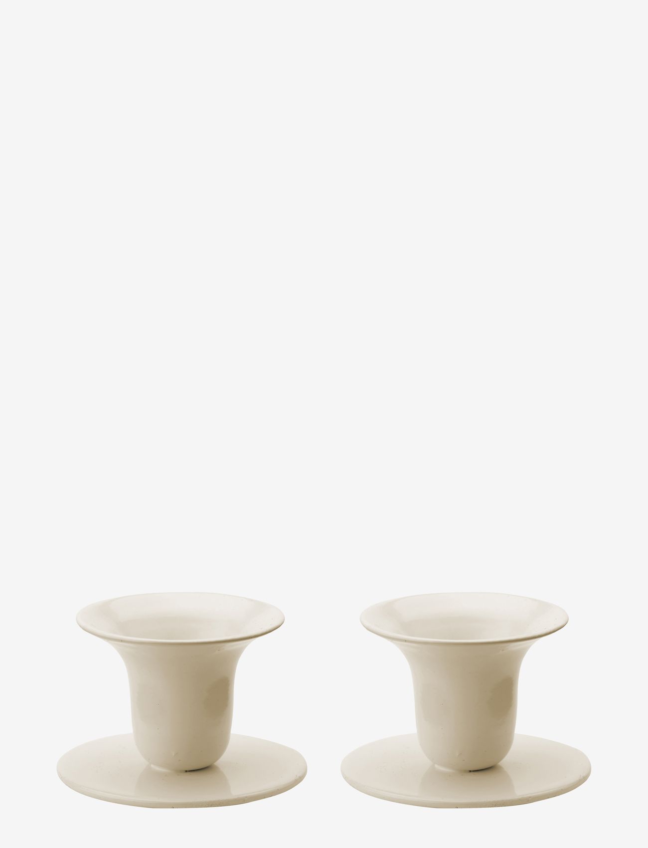 Kunstindustrien The Bell Candlestick - 2 pack, Cafe Latte - Kunstindustrien - CAFE LATTE / beige