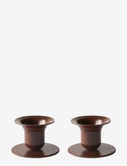 The Bell Candlestick - 2 pack - DARK BROWN