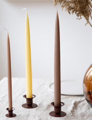 Kunstindustrien - The Bell Candlestick - 2 pack - die niedrigsten preise - dark brown - 2