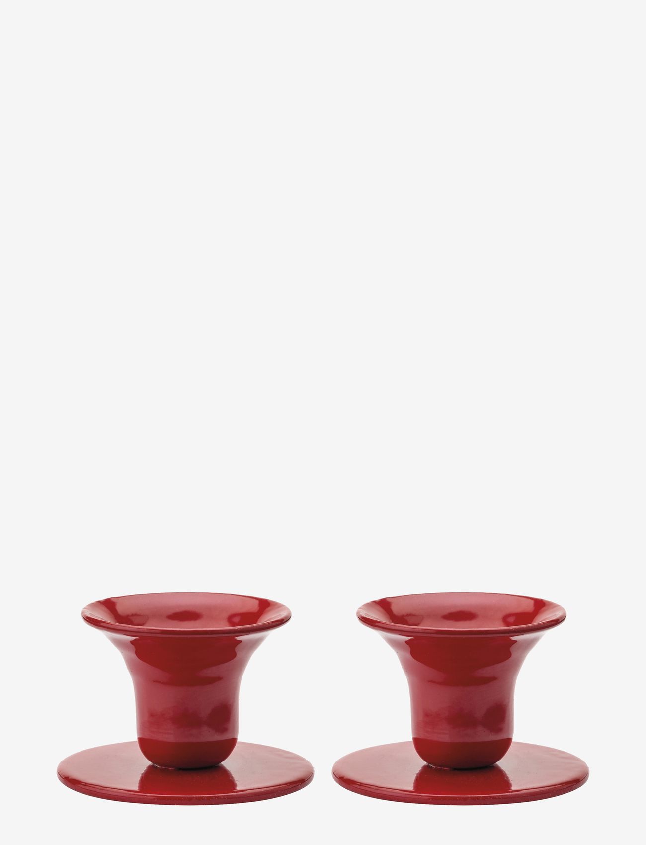 Kunstindustrien - The Bell Candlestick - 2 pack - madalaimad hinnad - red - 0