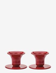 Kunstindustrien - The Bell Candlestick - 2 pack - laveste priser - red - 0