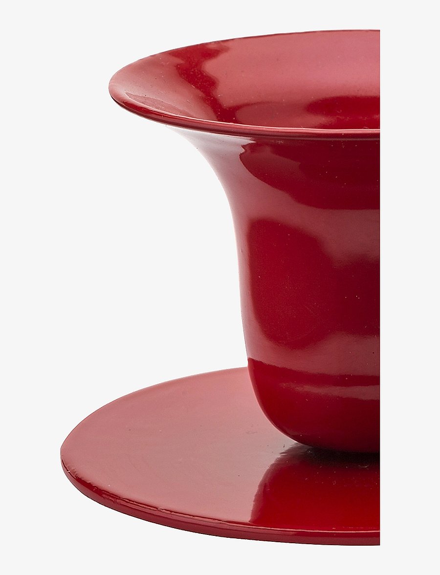 Kunstindustrien - The Bell Candlestick - 2 pack - küünlajalad - red - 2
