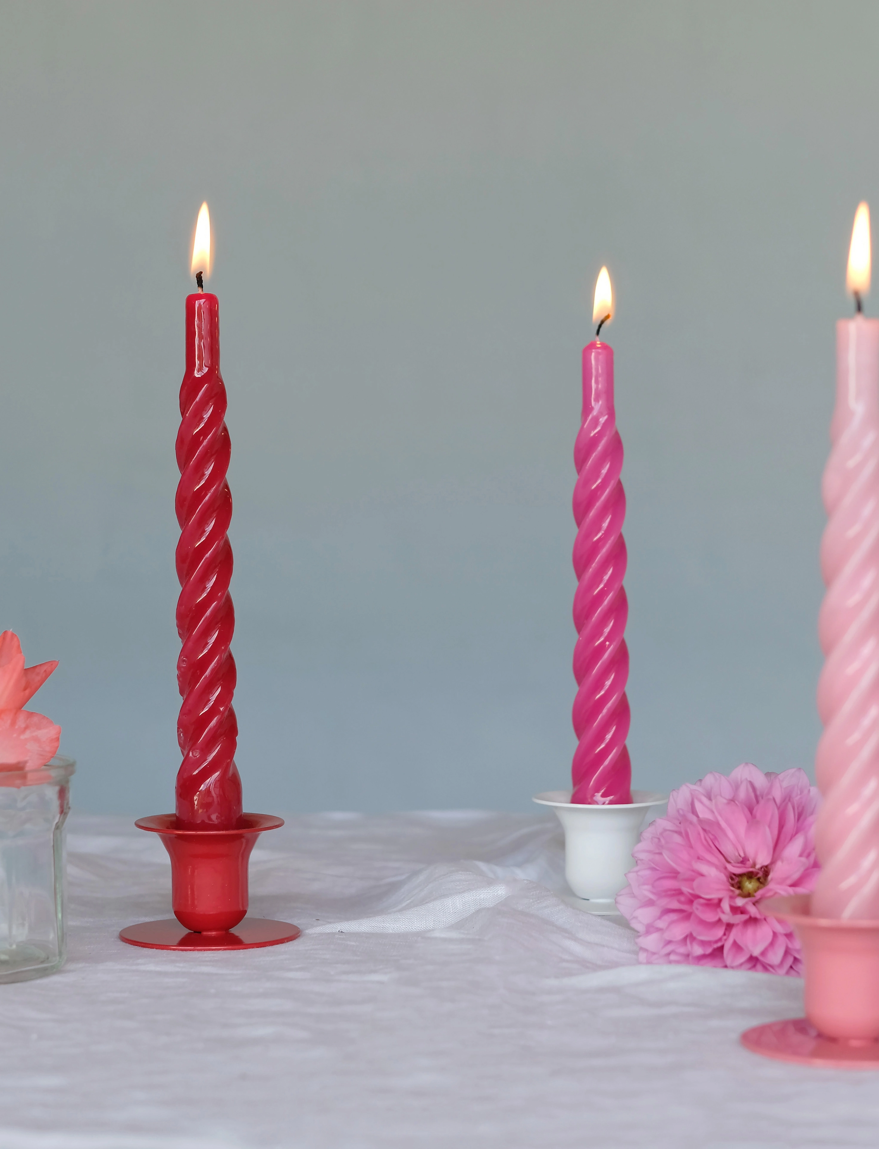 Kunstindustrien The Bell Candlestick 2 Pack, One Size, Candlesticks & Lanterns, Rot - Candlesticks, Homeware