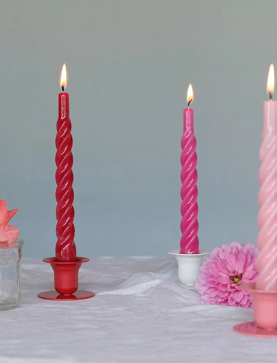 Kunstindustrien - The Bell Candlestick - 2 pack - küünlajalad - red - 0
