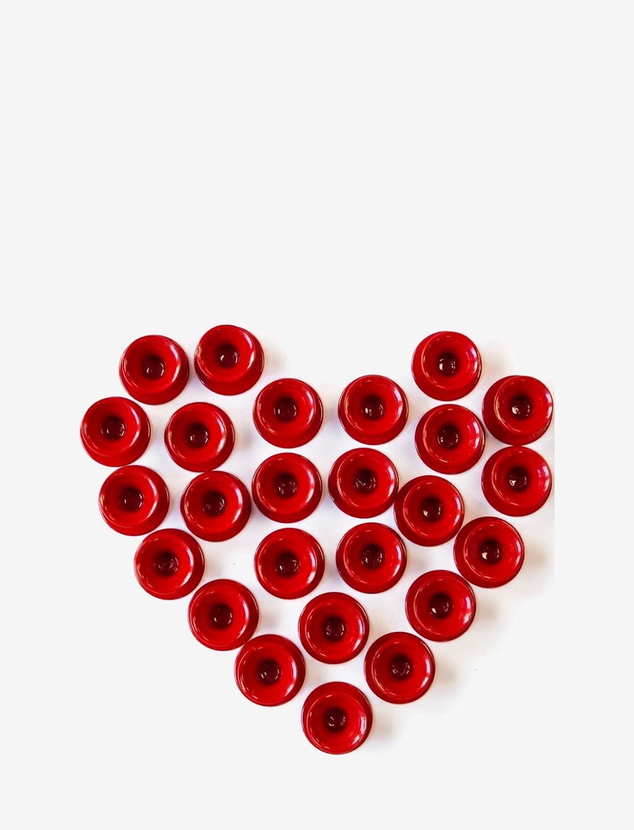 Kunstindustrien - The Bell Candlestick - 2 pack - madalaimad hinnad - red - 2