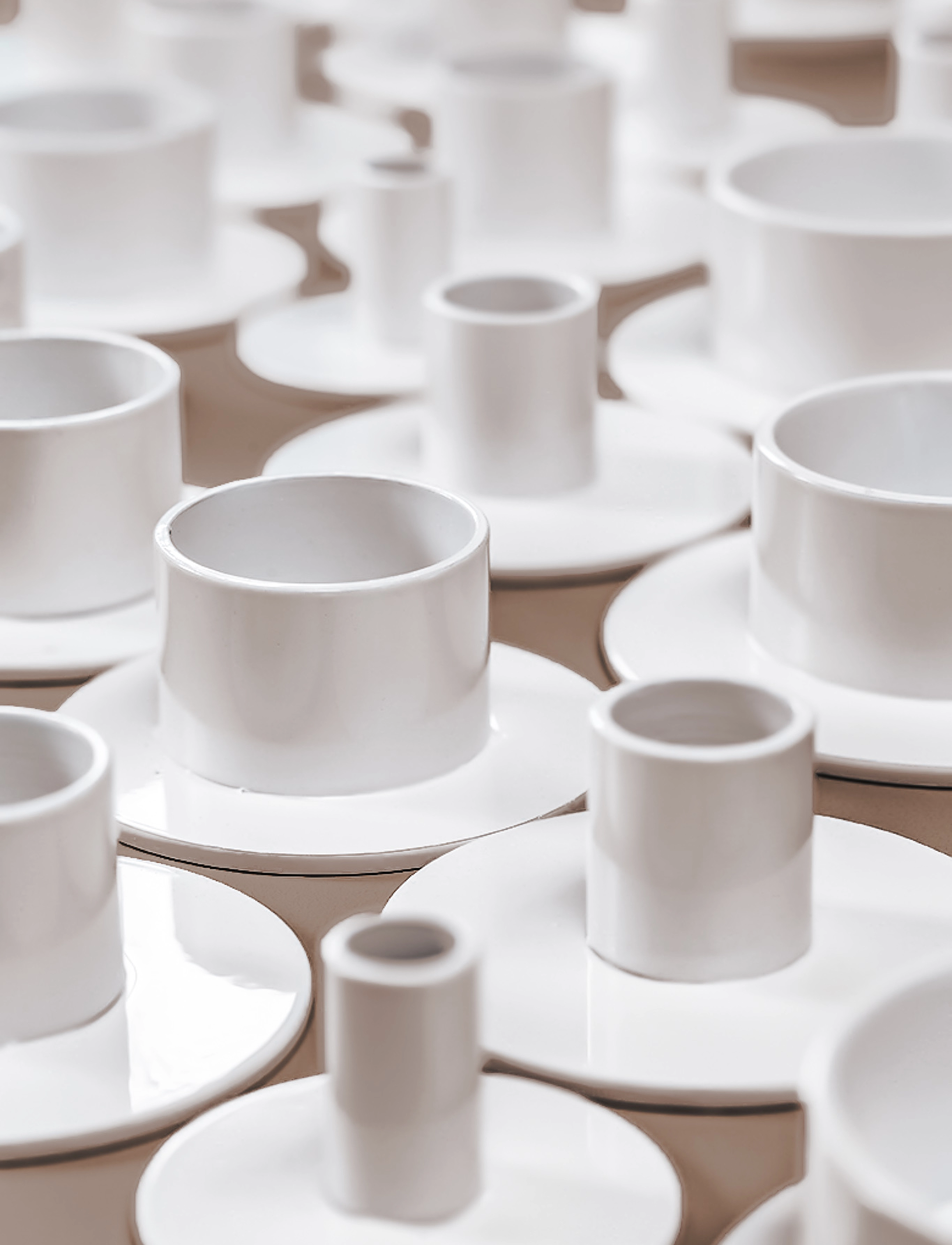 Kunstindustrien - Candleholder -The Circle - lägsta priserna - white - 3