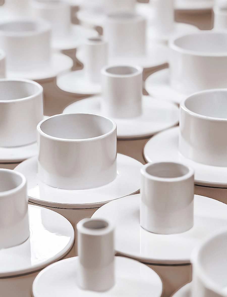 Kunstindustrien - Candleholder -The Circle - die niedrigsten preise - white - 3