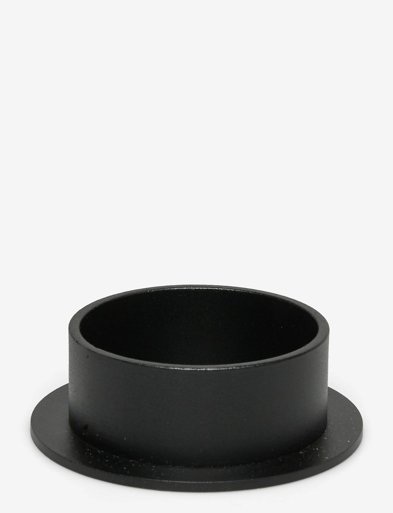 Kunstindustrien - Candleholder -The Circle - najniższe ceny - black - 0