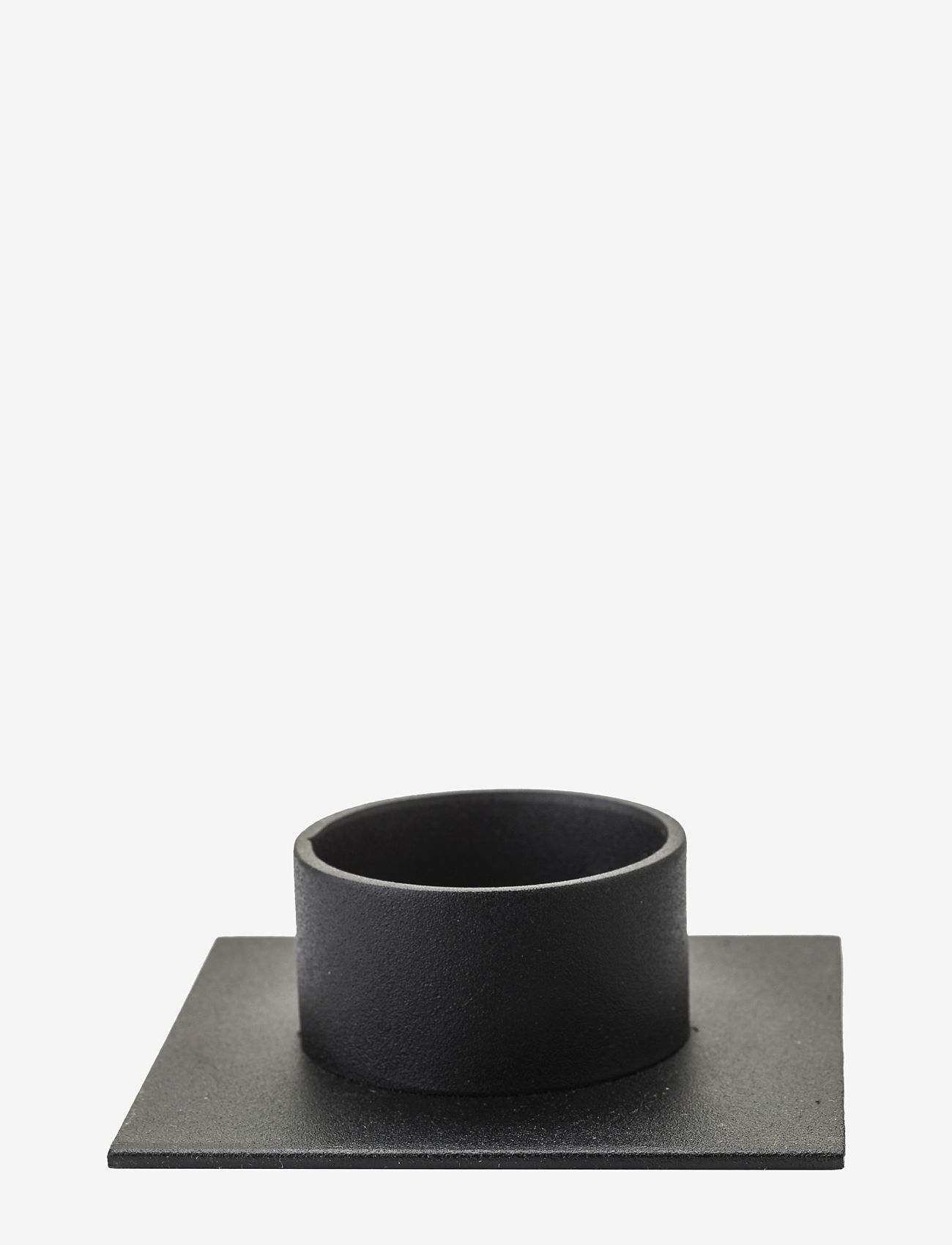 Kunstindustrien - Candleholder -The Square - zemākās cenas - black - 0