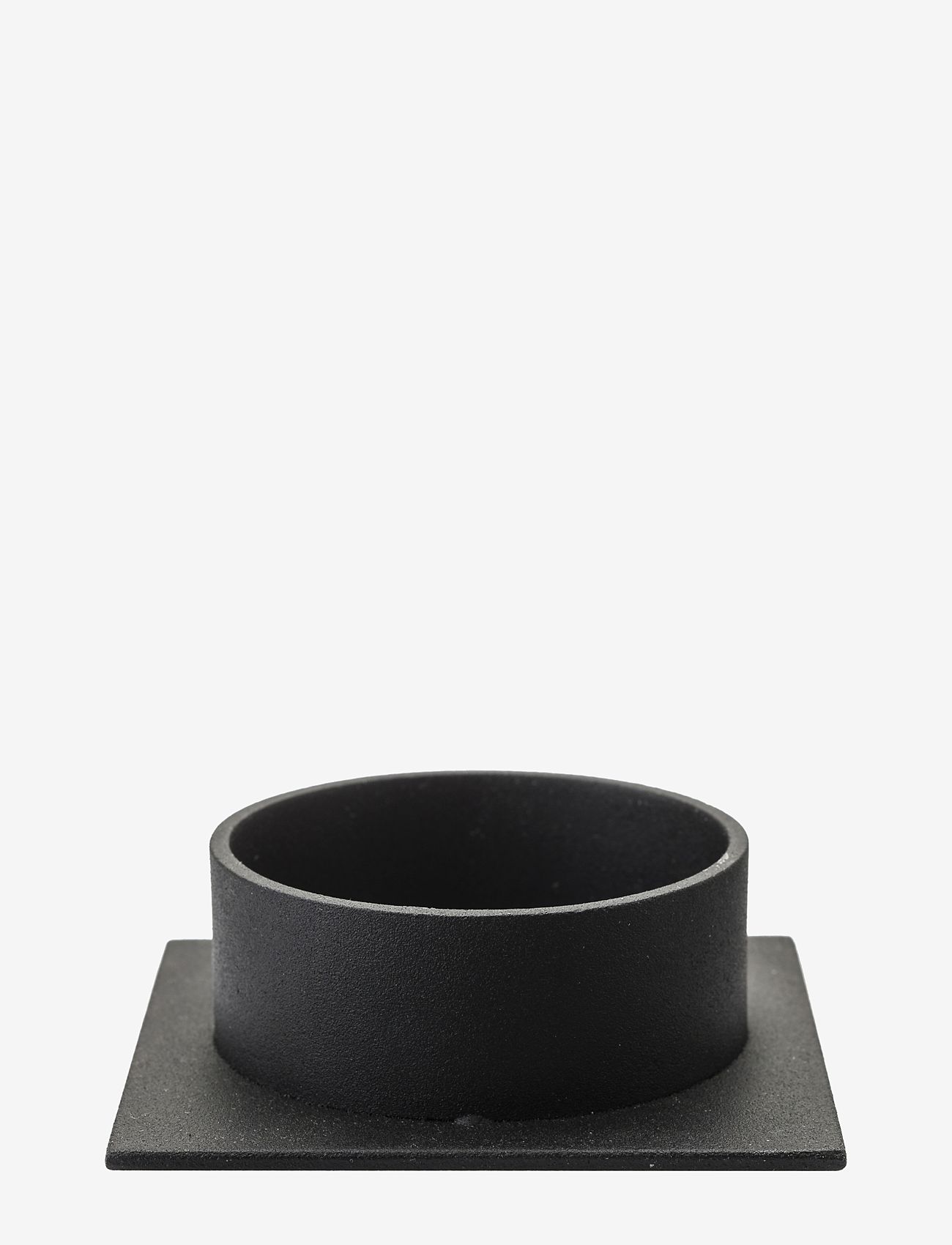Kunstindustrien - Candleholder -The Square - laveste priser - black - 0