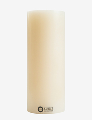 Kunstindustrien - Coloured Handcrafted pillar Candle, 7 cm x 18 cm - lowest prices - white - 0