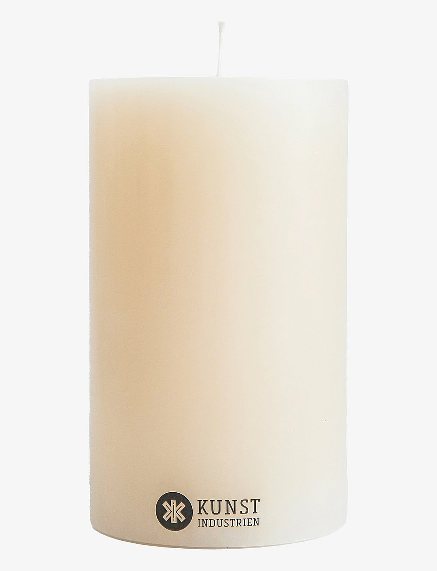 Kunstindustrien - Coloured Handcrafted pillar Candle - blockkerzen - off-white - 1