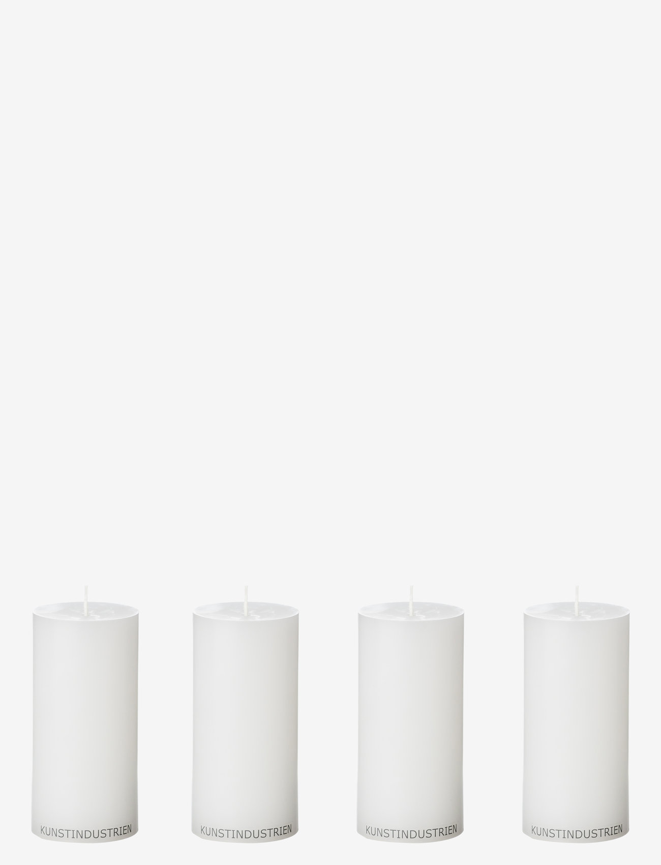 Kunstindustrien - Wax Alter Candles, 4 piece - alhaisimmat hinnat - white - 0