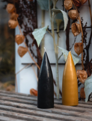 Kunstindustrien - Hand Dipped Cone-Shaped Candles, 2 pack - laveste priser - black - 3