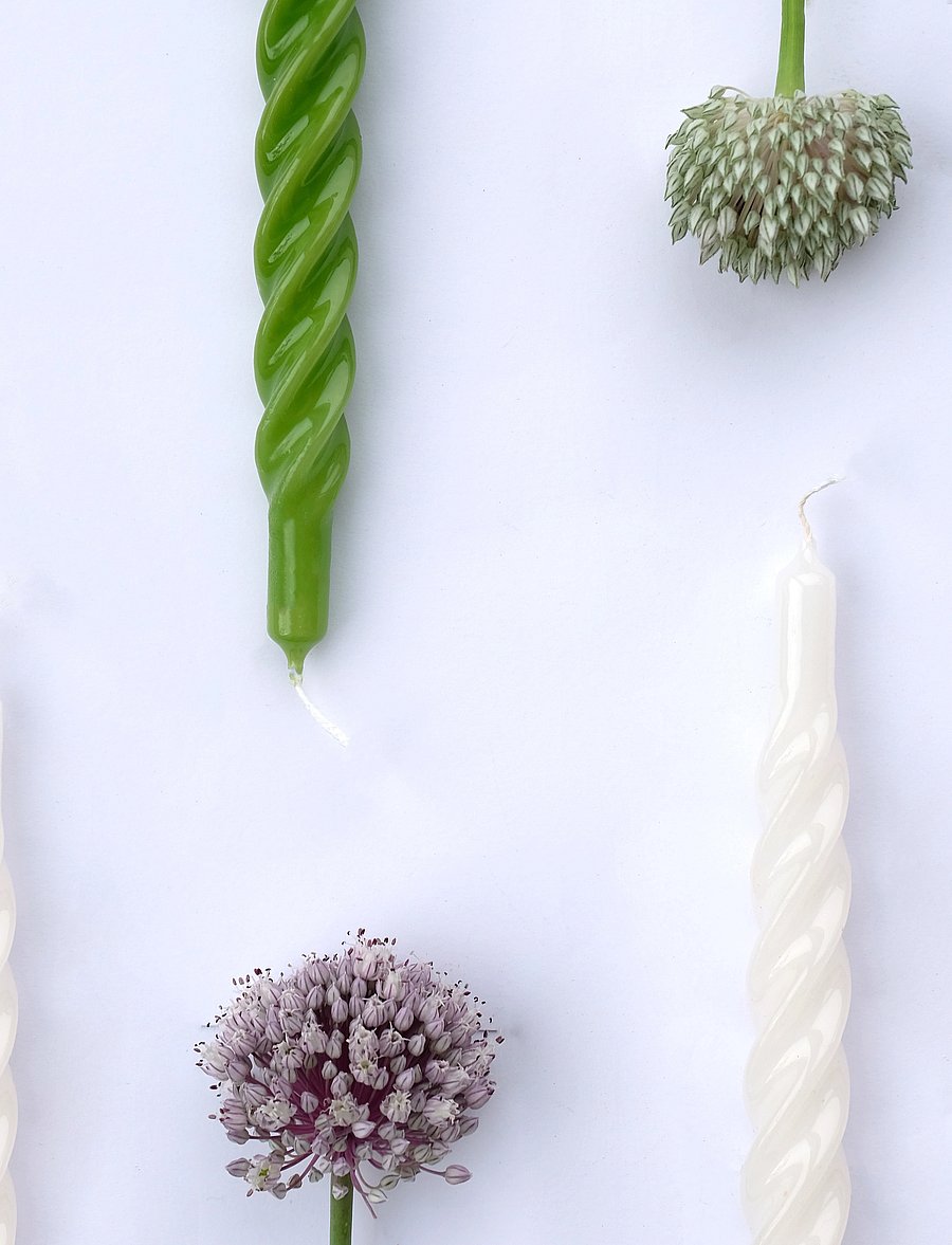 Kunstindustrien - Twisted Candles, 6 piece box - madalaimad hinnad - white - 4