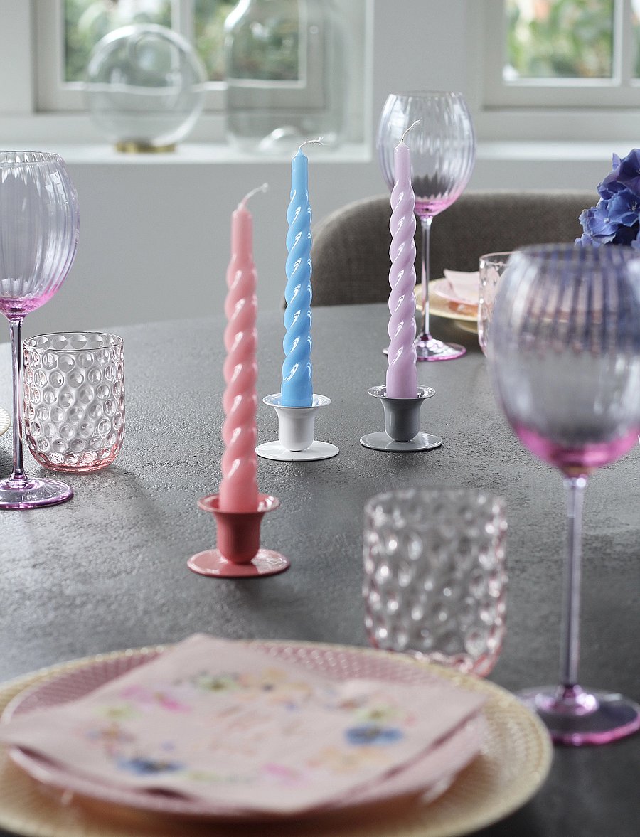 Kunstindustrien - Twisted Candles, 6 piece box - die niedrigsten preise - lilac - 4