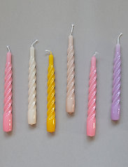 Kunstindustrien - Twisted Candles, 6 piece box - laveste priser - nude - 2