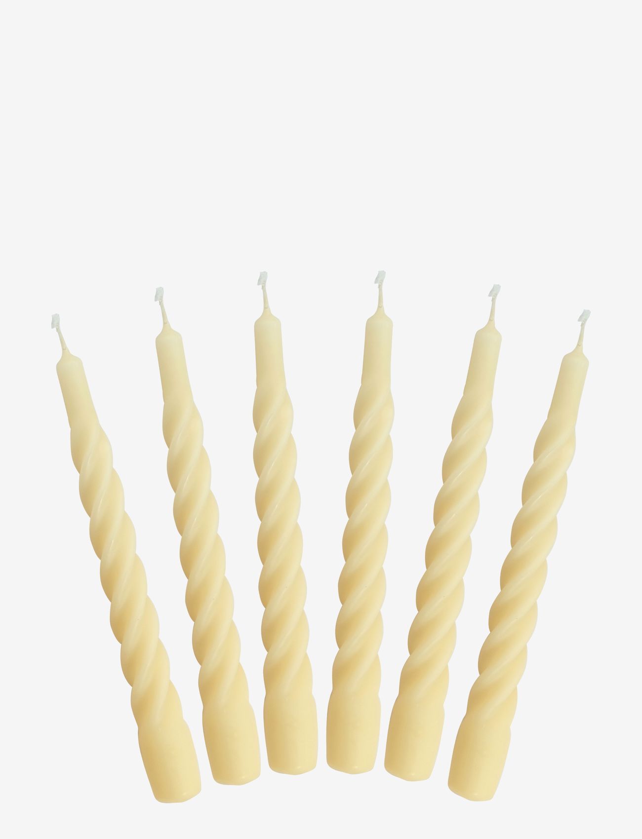Kunstindustrien - Candles with a Twist -  Matt - laveste priser - ivory - 0