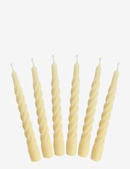Kunstindustrien - Candles with a Twist -  Matt - laveste priser - ivory - 0
