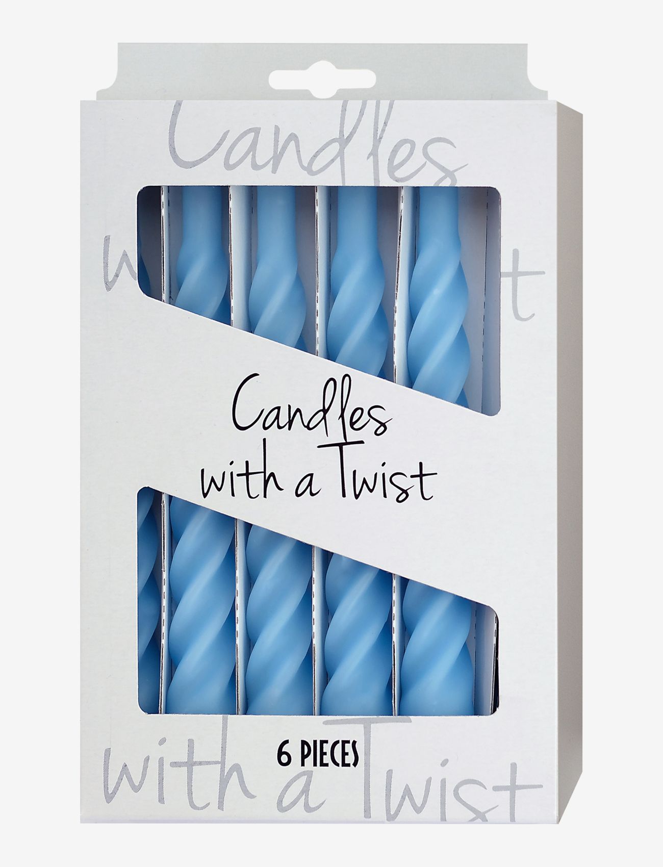 Kunstindustrien - Candles with a Twist - Matt - laveste priser - light blue - 1