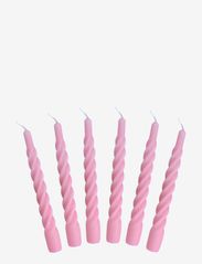 Kunstindustrien - Candles with a Twist - Matt - laveste priser - pink - 0