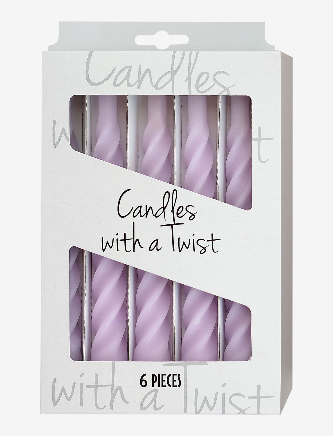 Kunstindustrien - Candles with a Twist -  Matt - de laveste prisene - lilac - 1