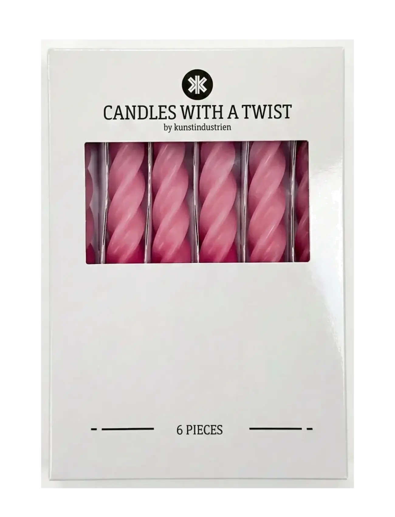 Kunstindustrien - Candles with a Twist - Pink Ombre - tischkerzen - pink ombre - 2
