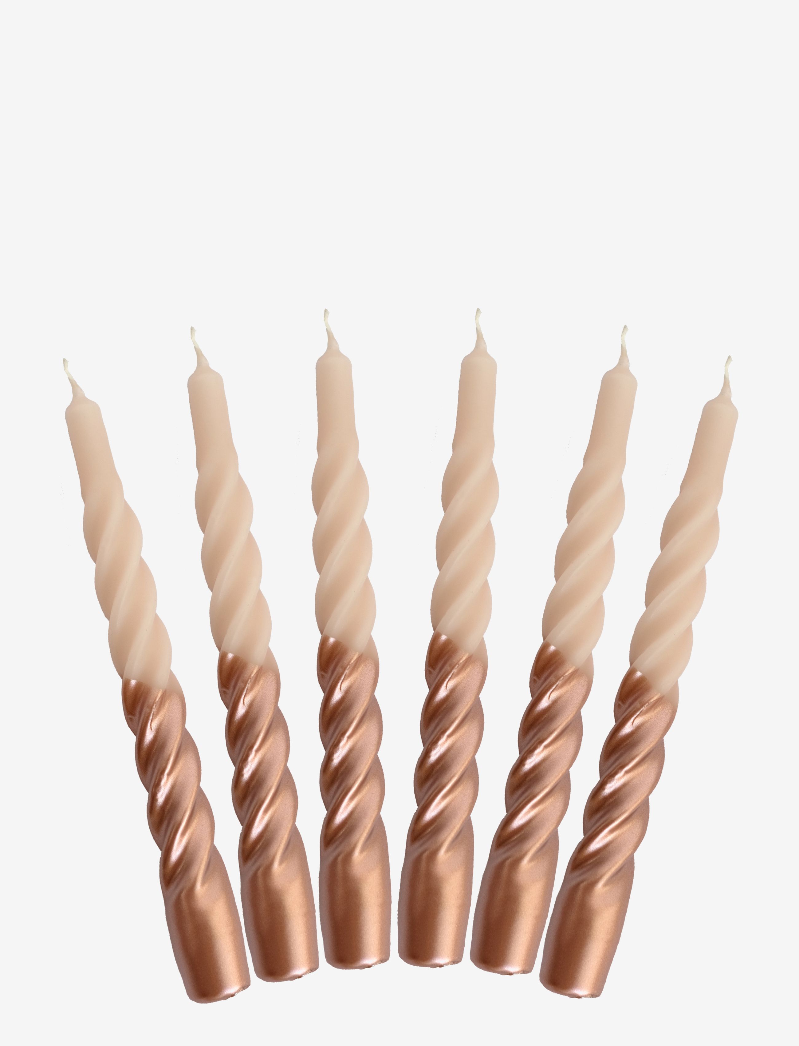 Candles with a Twist - Multi-colored - ROSE AND ROSE GOLD