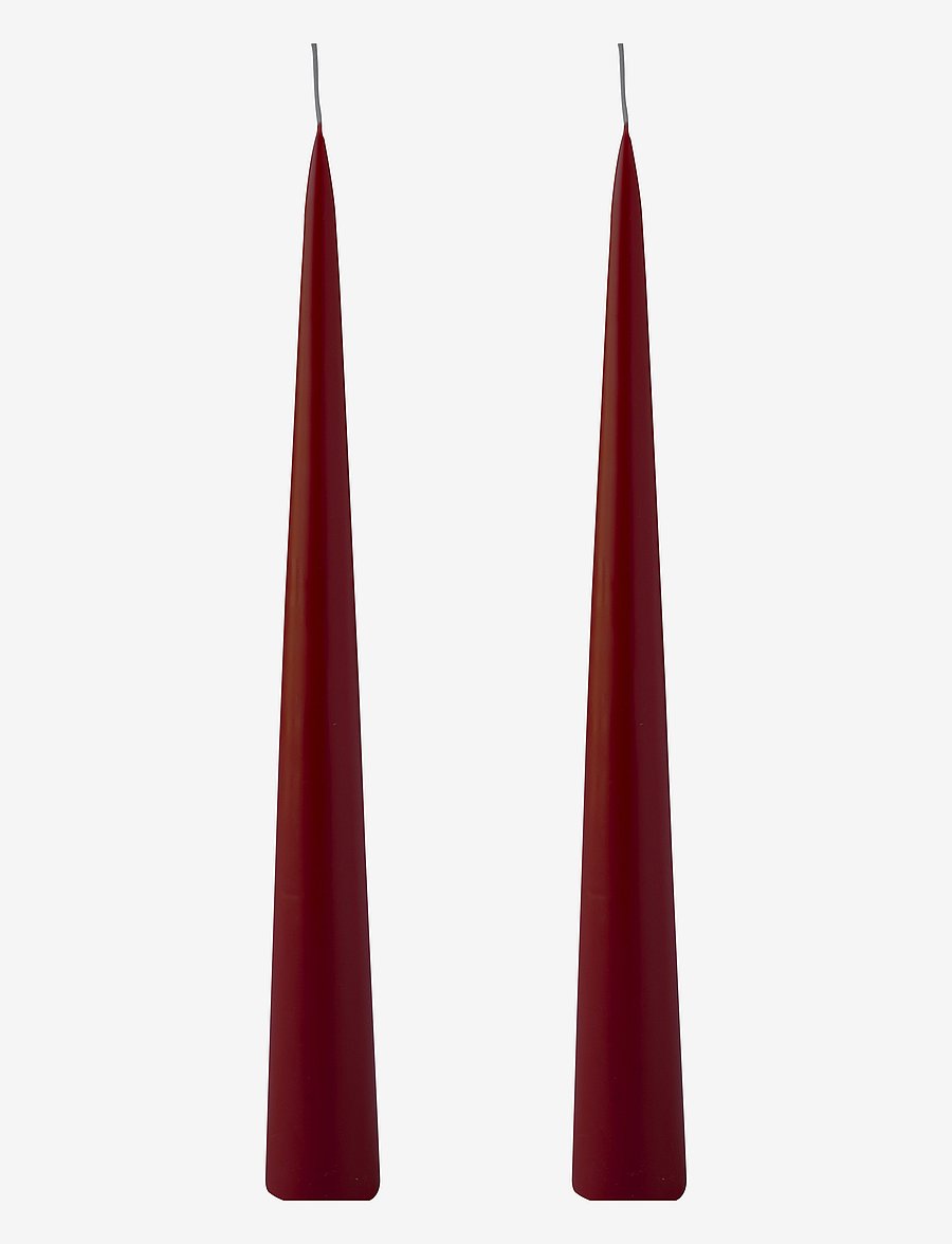Kunstindustrien - Hand Dipped Decoration Candles, 2 pack - madalaimad hinnad - bordeaux - 0