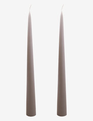 Kunstindustrien - Hand Dipped Decoration Candles, 2 pack - lowest prices - linnen - 0