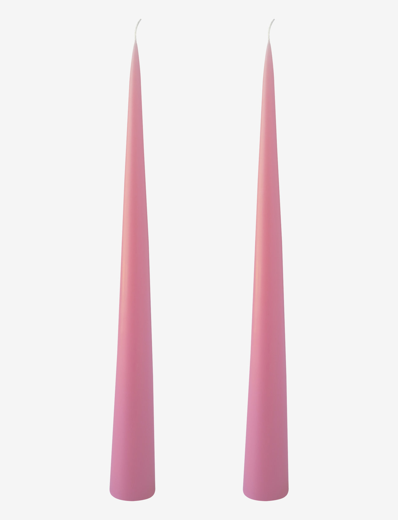 Kunstindustrien - Hand Dipped Decoration Candles, 2 pack - de laveste prisene - pastel rose - 0