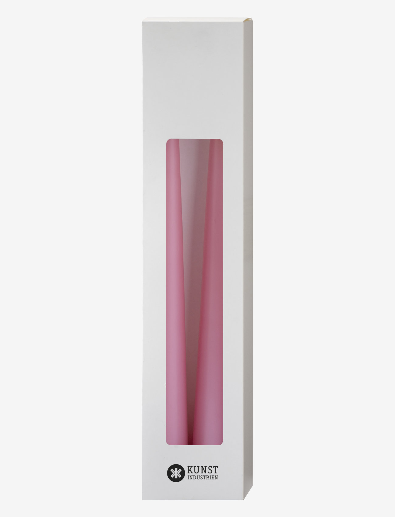Kunstindustrien - Hand Dipped Decoration Candles, 2 pack - de laveste prisene - pastel rose - 1