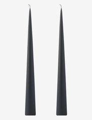 Kunstindustrien - Hand Dipped Decoration Candles, 2 pack - lowest prices - black - 0