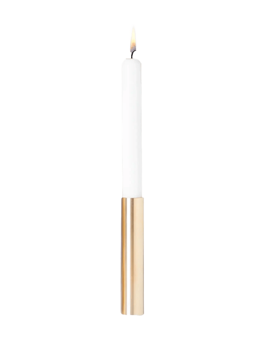 Kunstindustrien - Slim Light - candlesticks - Brass - 14 cm - küünlajalad - brass - 1